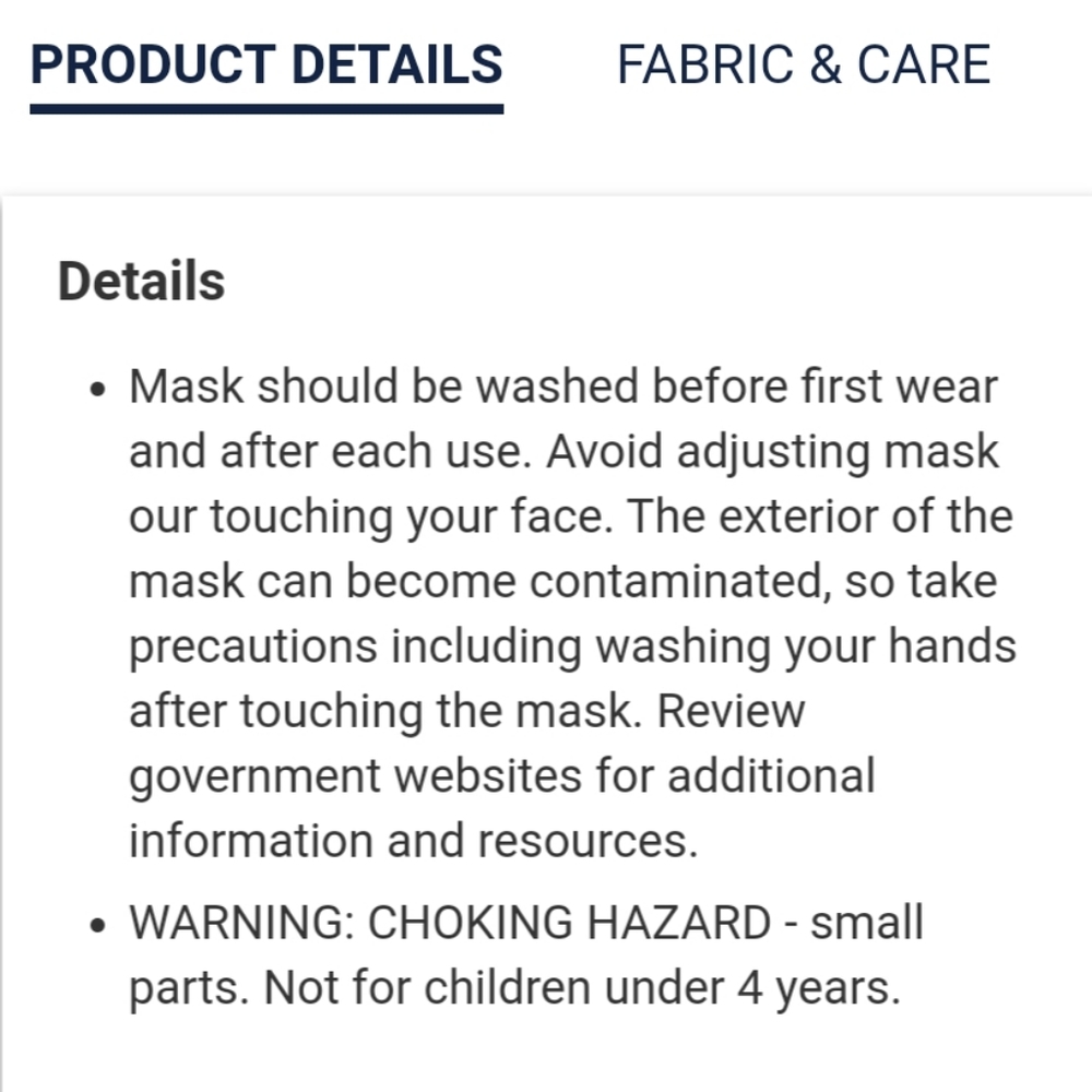 👀50% OFF👀😷 NWT ‼️ 3-pack of Unisex GAP brand non-medical grade face masks - Picture 12 of 14